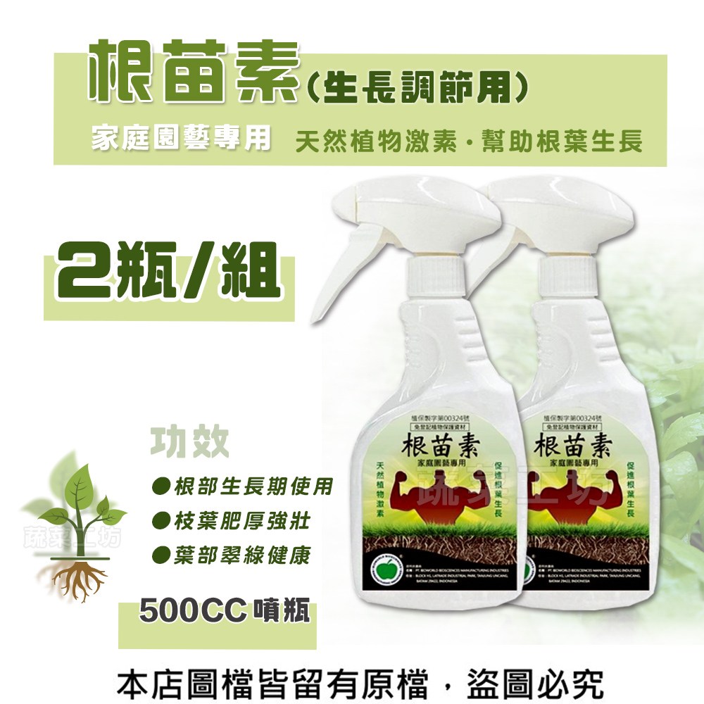 根苗素-家庭園藝專用500CC噴瓶(生長調節用)-2瓶/組｜園藝休閒｜特力屋