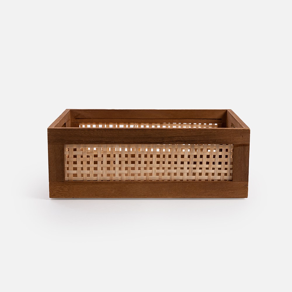 特力屋可堆疊竹編桐木箱-中38X27X13.9公分｜層架收納｜特力屋．特力屋