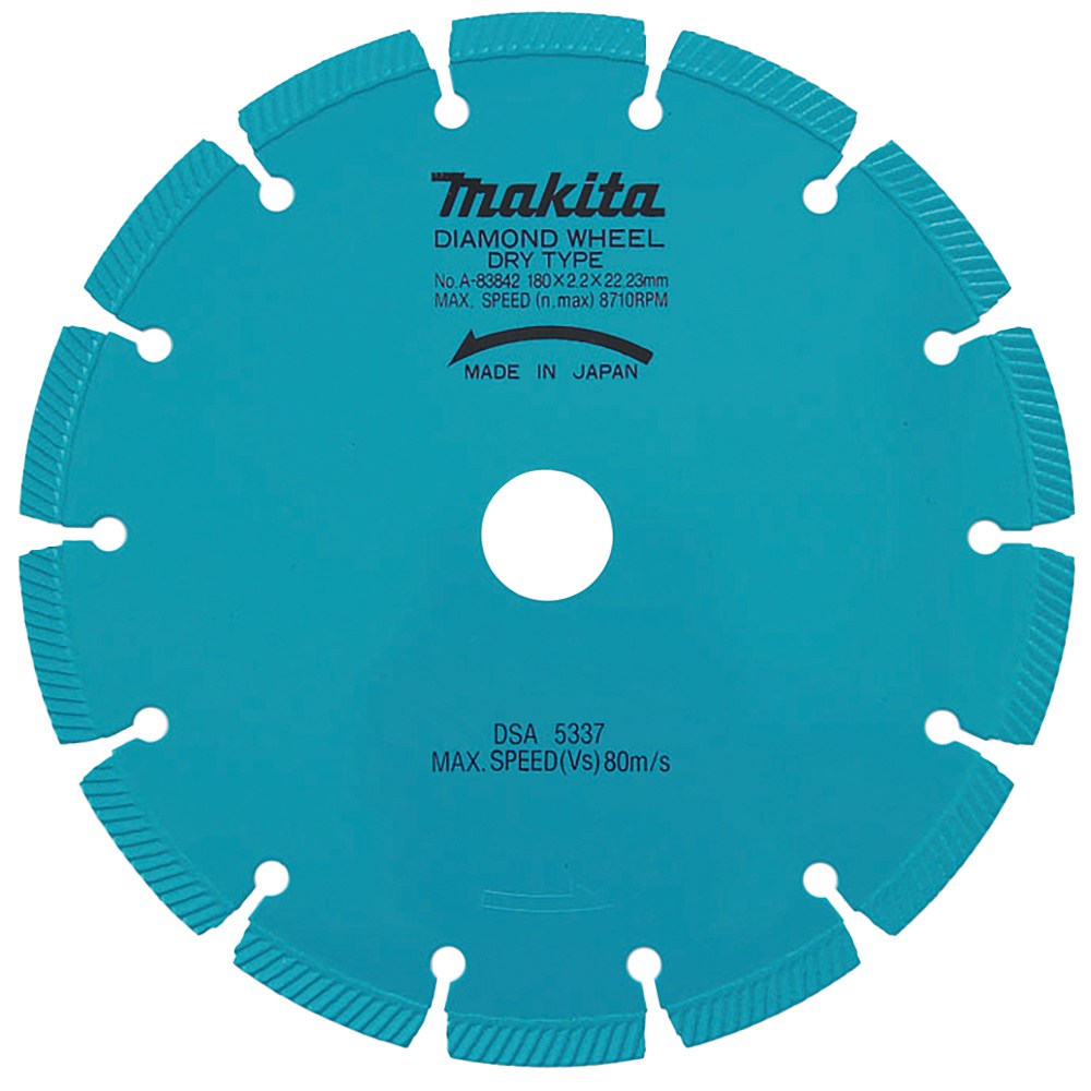 牧田A-80438切斷鑽石鋸片125mm.內徑22/23.｜五金工具｜特力屋．特力屋