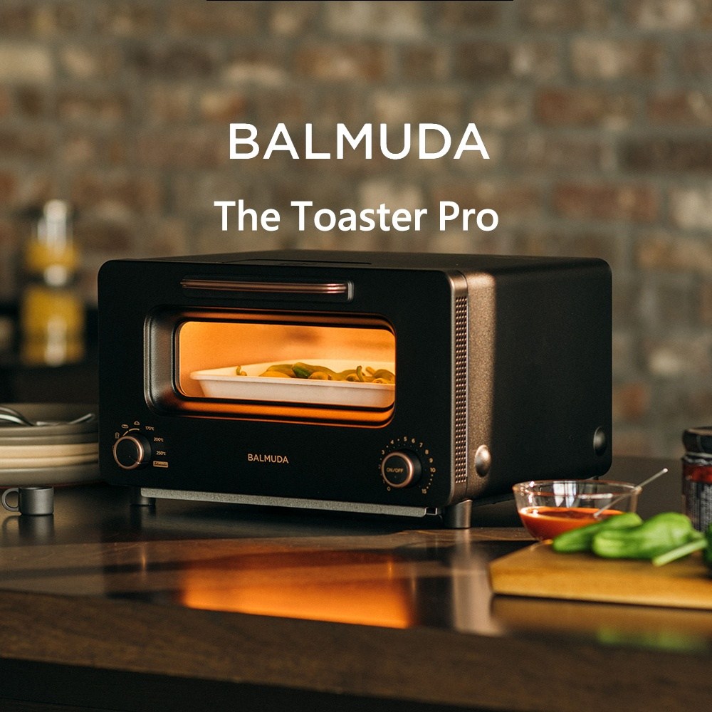 BALMUDA】The Toaster Pro 蒸氣烤麵包機專業版K11C-SE-BK (黑/古銅