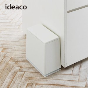 【日本ideaco】方形廚房垃圾桶-8.5L白