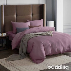BEDDING-吸濕排汗天絲-特大薄床包兩用被套四件組-丁香紫