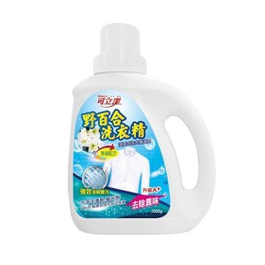 可立潔-野百合洗衣精X6瓶(1000g瓶)