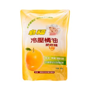 皂福冷壓橘油肥皂精補充包1500g-8入組