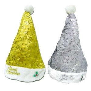 摩達客 閃亮金星+銀星聖誕帽(兩入一組) ~ 耶誕派對造型