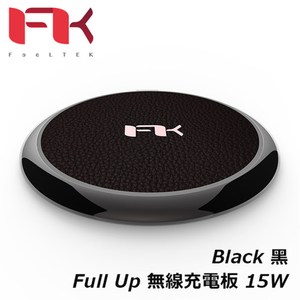 FTK 15W qi極薄快速無線充電板(Apple 7.5W)-黑