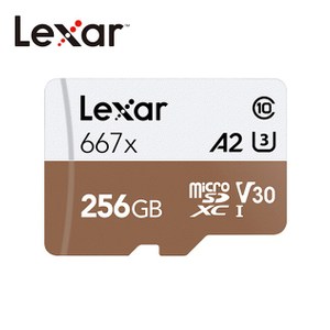 Lexar® 256GB 667x microSDXC™ 記憶卡