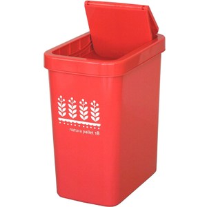 【this-this】滑蓋式垃圾桶18L-紅色