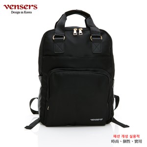 【vensers】都會風後背包(RB0980501黑色)
