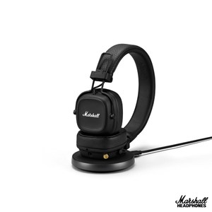 【Marshall】Major IV藍牙耳罩式耳機-經典黑