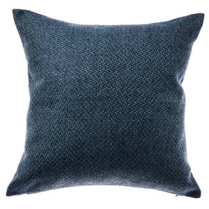 素色編紋抱枕套 45X45cm 藍色款