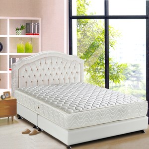 睡芝寶-完美備長碳矽膠+3M防潑水-蜂巢式獨立筒床墊雙人加大6尺