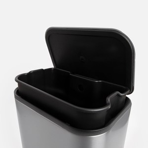 特力屋 卡爾緩降垃圾桶 不鏽鋼 12L