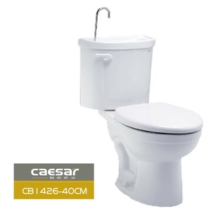 【凱撒CAESAR】 翡冷翠系列 省水馬桶(附洗手器) 管距-40CM