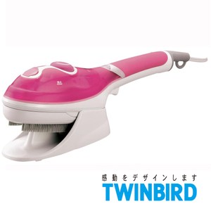 日本TWINBIRD 手持式蒸氣熨斗(粉) SA-4084TW