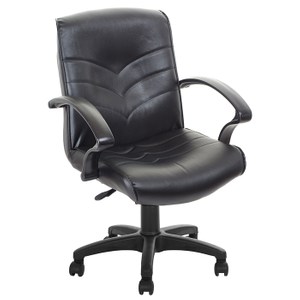 GXG 短背皮面 電腦椅 TW-1007E