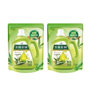 (組)茶樹莊園-茶樹天然濃縮抗菌洗衣精補充包2入