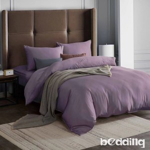 BEDDING-吸濕排汗天絲-加大薄床包兩用被套四件組-薇紫