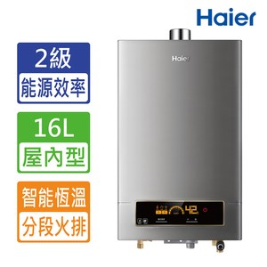 【Haier 海爾】16L智能恆溫強制排氣熱水器DC5 數位恆溫(JSQ31-16NG1/FE 基本安裝)