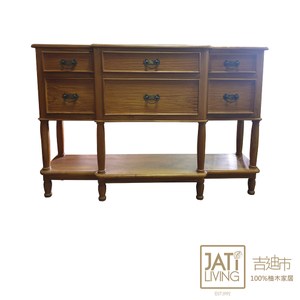 【吉迪市柚木家具】柚木典雅造型收納櫃 HABU003柚木典雅造型收納櫃