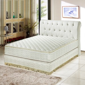 睡芝寶-正四線3M防潑水+護邊強化蜂巢式獨立筒床墊單人3.5尺