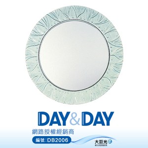 【DAY&DAY】圓形水滴琉璃鏡子(M-1004)