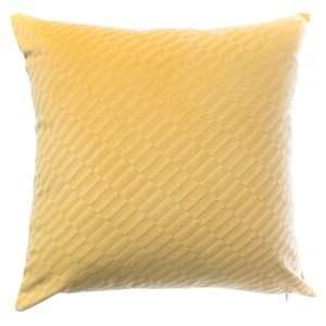玻紋素色抱枕 45X45cm 黃色款