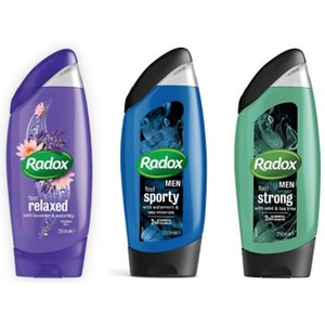 英國Radox洗髮沐浴露-3款共(250ml)*6