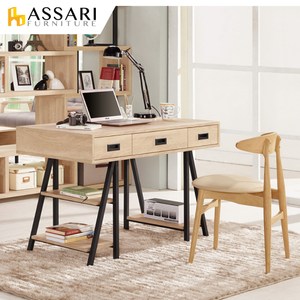 ASSARI-艾爾莎4尺書桌(寬120x深60x高76cm)