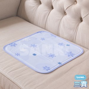 【SANKI 三貴】雪花紫 冰涼枕坐墊1入(40x40cm) 可選雪花紫