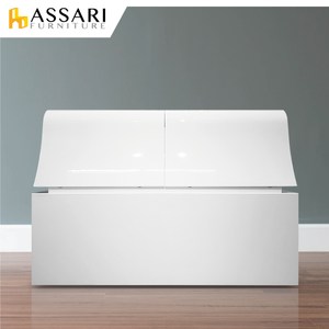 ASSARI-坎蒂絲鋼琴烤漆床頭箱(雙人5尺)