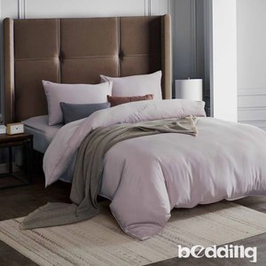 BEDDING-吸濕排汗天絲-特大薄床包兩用被套四件組-典雅紫