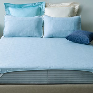 HOLA 超涼感平式保潔墊 淡藍色 枕用 二入