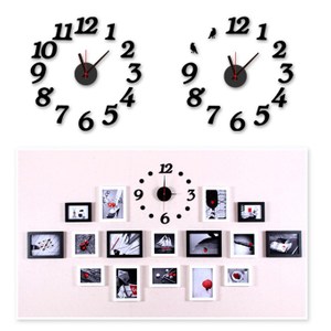 創意壁貼時鐘 DIY立體數字時鐘