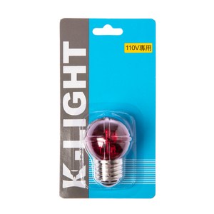 LED 1W 專利球型燈泡 E27 紅光
