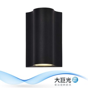 【大巨光】簡約風 LED 3W雙燈壁燈-小(ME-6001)