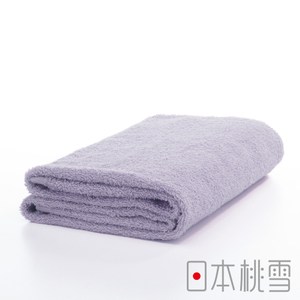 日本桃雪【精梳棉飯店浴巾】雪青