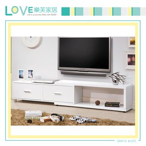 【LOVE樂芙】瓦肯特白色4尺伸縮電視櫃