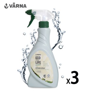 【VARNA】丹麥進口廚房油煙油污清潔劑(500ML)  三瓶裝