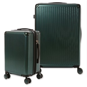 (組) 萊森可擴充行李箱20吋 墨綠+28吋 墨綠