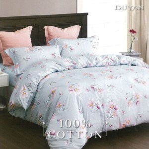 《DUYAN 竹漾》100%精梳棉加大六件式床罩組-清晨序曲 台灣製